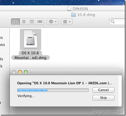 mac verifying installer dmg